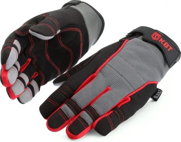 Перчатки электромонтажника КВТ С-32 размер M [75381]