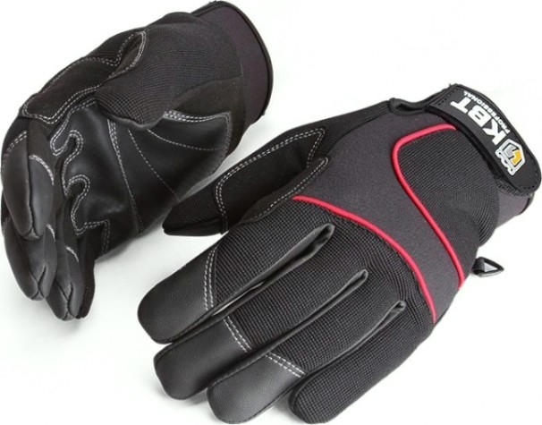 Перчатки электромонтажника КВТ С-35 размер L [78452]