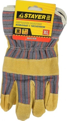 Перчатки комбинированные STAYER MASTER XL [1131-XL]