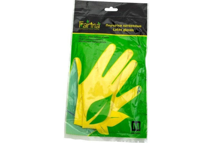 Перчатки латексные farina 96277 размер M [тов-174268]