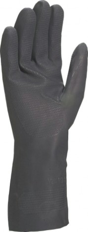 Перчатки неопреновые Delta Plus VE509 с хловповым напылением, размер 6 [VE509NO06]