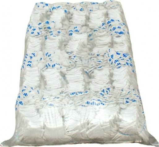 Перчатки нейлоновые - "Комфорт" 15 класс 4 нити с ПВХ черные (300пар) [563-663]