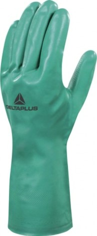 Перчатки нитриловые Delta Plus VE801 с хлопковым напылением, размер 8 [VE801VE08]