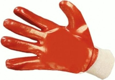 Перчатки ПВХ на х/б основе красные ПЕР020 Перчатки ПВХ на х/б основе красные ПЕР020