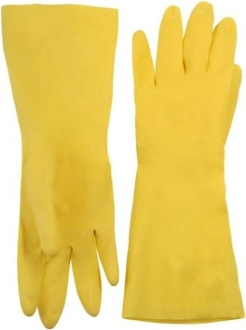 Перчатки резиновые 888 5077000 латексные, желтые, размер S Перчатки резиновые 888 5077000 латексные, желтые, размер S