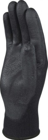Перчатки с полимерным покрытием Delta Plus VE702PN цвет черный, размер 10 [VE702PN10]