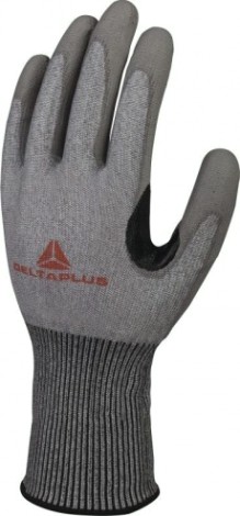 Перчатки трикотажные антипорезные Delta Plus VENICUT42GN с полиуретановым покрытием, размер 10 [VECUT42GN10]