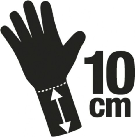 Перчатки трикотажные антипорезные Delta Plus VENICUT42GN с полиуретановым покрытием, размер 10 [VECUT42GN10]