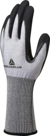 Перчатки трикотажные антипорезные Delta Plus VENICUTC01 с нитриловым покрытием, размер 8 [VECUTC01GR08]