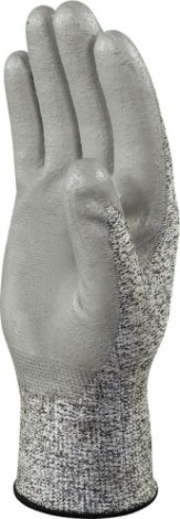 Перчатки трикотажные антипорезные Delta Plus VENICUTD08 с полиуретановым покрытием, размер 8 [VECUTD08GRG308]