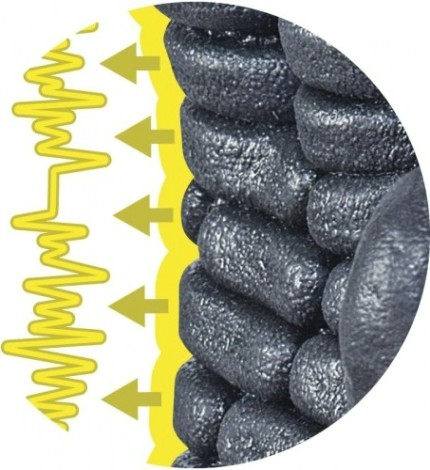 Перчатки трикотажные антивибрационные Delta Plus NYSOS VV904 размер 10 [VV904JA10]