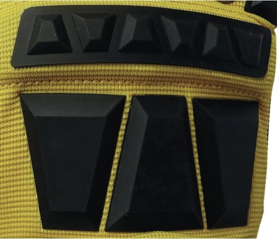 Перчатки трикотажные Delta Plus EOS VV900 с защитными накладками, размер 9 [VV900JA09]