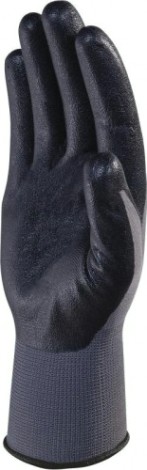 Перчатки трикотажные Delta Plus VE722 с нитриловым покрытием, размер 9 [VE722NO09]