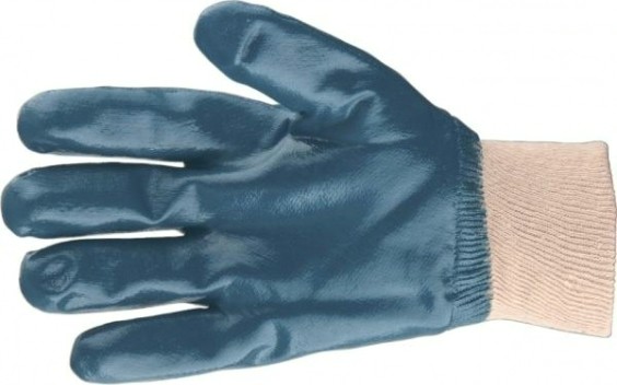 Перчатки трикотажные СИБРТЕХ с обливом из бутадиен-нитрильного каучука, манжет, m// [67830]