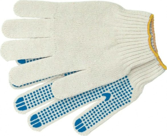 Перчатки трикотажные "Точка" для ремонтных и строительных работ [67774]