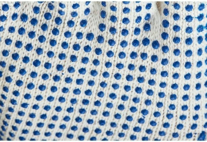 Перчатки трикотажные "Точка" пвх-покрытие 10 класс, 6 нитей, 67702 (200) [67702]