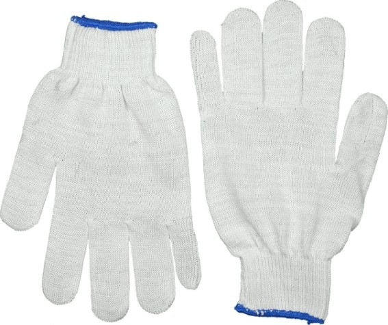 Перчатки трикотажные тонкие ЗУБР КОМФОРТ размер L-XL, без покрытия [11450-XL]
