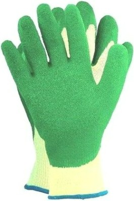 Перчатки трикотажные "ТОРРО ГРИН" с рельефным латексным покрытием