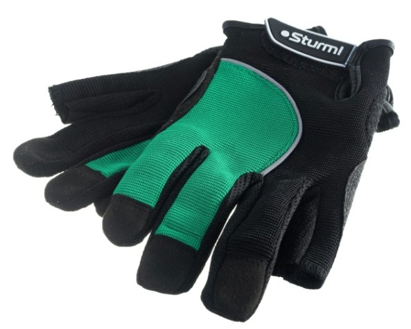 Перчатки универсальные Sturm 8054-04-M муж.алькантара,открыт.указ и бол.пальцы