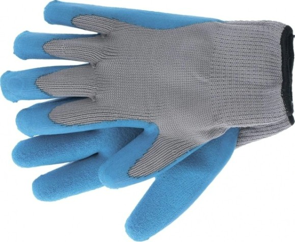 Перчатки утепленные трикотажные СИБРТЕХ латексное рельефное покрытие размер 10, 68611 [68611]