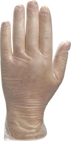 Перчатки виниловые Delta Plus V1371 с напыление, размер 6 [V1371**06]
