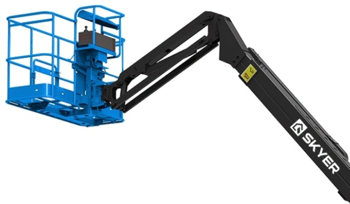 Передвижной телескопический подъемник SKYER DKP2723 самоходный коленчатый дизельный