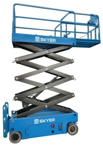 Передвижной телескопический подъемник SKYER PL1435 самоходный Передвижной телескопический подъемник SKYER PL1435 самоходный
