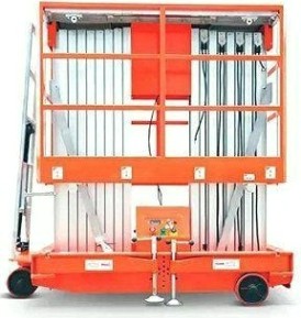 Передвижной телескопический подъемник TOR GTWY12-200S 200 кг 12 м ac 220v 2-мачтовый (от сети) [1015950]