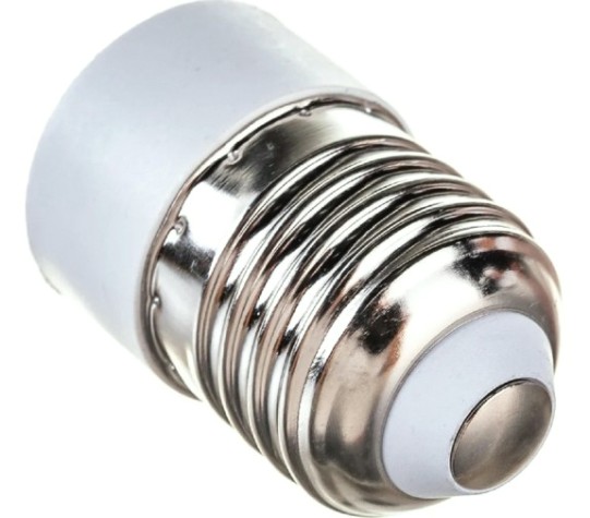 Переходник цокольный REXANT 11-8813 Е27-Е27 белый