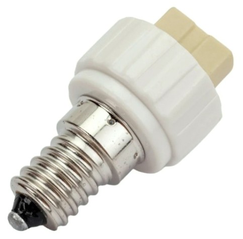 Переходник цокольный REXANT 11-8856 Е14-G9 белый