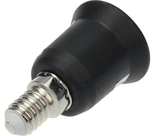 Переходник цокольный REXANT 11-8871 Е14-Е27 черный