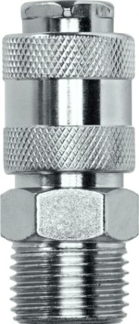 Переходник KRAFTOOL 1/2"M - рапид муфта [06594-1/2]