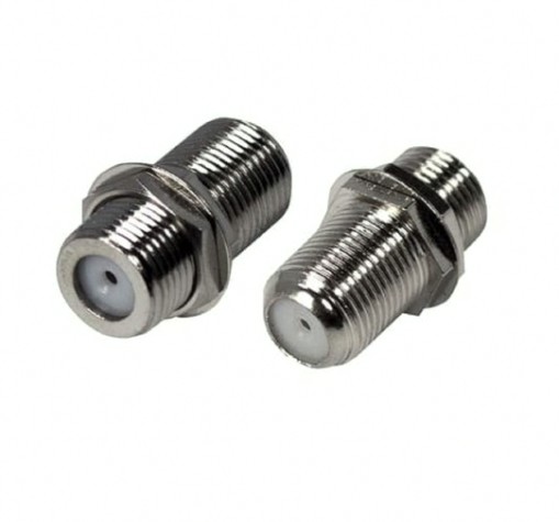 Переходник REXANT 05-4201 (уп 100 шт) гн F-гн F "бочка" с кольцом (03-044) [05-4201]