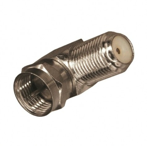 Переходник REXANT 05-4203 (уп 100 шт) шт F-шт F угловой (03-066) [05-4203]