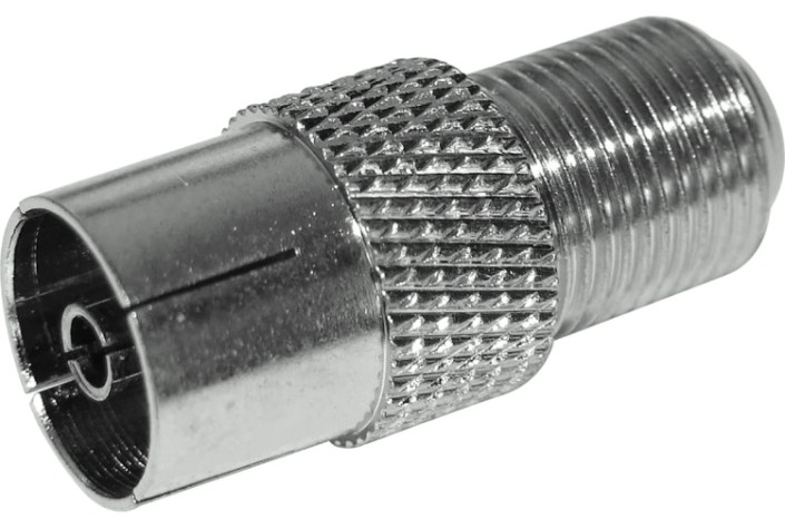 Переходник REXANT 05-4301 (уп 100 шт) гн F-гн TV (03-084) [05-4301]