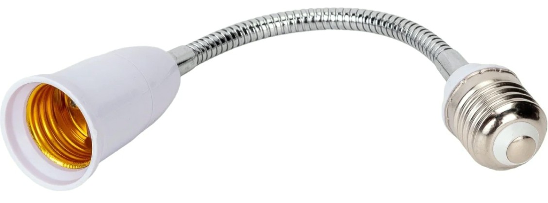 Переходник REXANT 11-8868 Е27-Е27 гибкий 150 мм