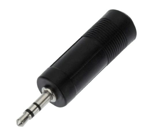 Переходник REXANT 14-0212 (уп. 50 штук) 3,5мм стерео штекер-6,3мм стерео гнездо [14-0212]