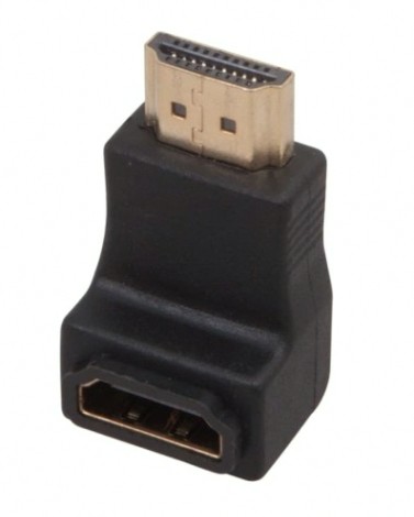 Переходник штекер REXANT 17-6805 HDMI-гнездо HDMI, угловой