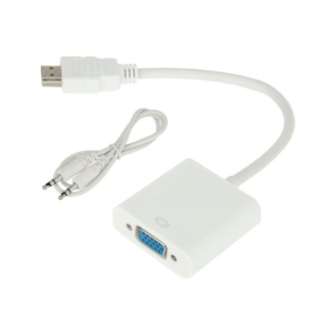 Переходник штекер REXANT 17-6936 HDMI-гнездо VGA, провод + шнур стерео 3,5мм