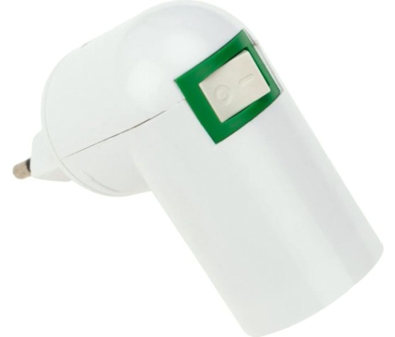 Переходник-светильник REXANT 11-8881 AC 220B-Е27 с выключателем