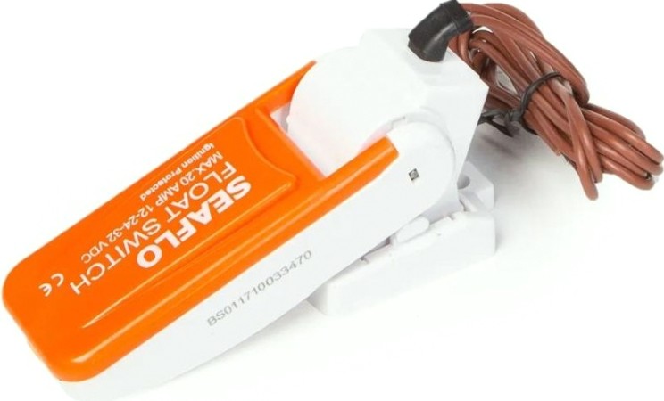 Переключатель поплавковый SEAFLO SFBS-20-01 автоматический 12V/24V Переключатель поплавковый SEAFLO SFBS-20-01 автоматический 12V/24V