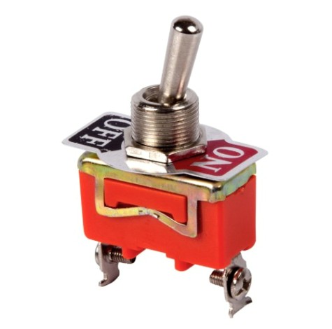 Переключатель REXANT 06-0324-A Тумблер 250V 15А (2c) ON-OFF однополюсный (KN-101)