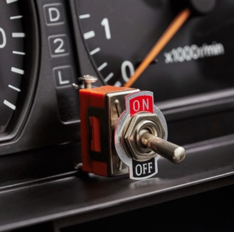 Переключатель REXANT 06-0324-A Тумблер 250V 15А (2c) ON-OFF однополюсный (KN-101)