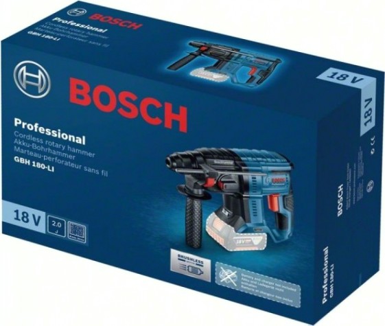 Перфоратор аккумуляторный BOSCH GBH 180-LI [0611911120] без АКБ и ЗУ