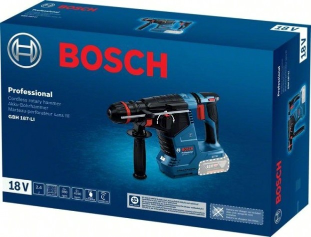 Перфоратор аккумуляторный BOSCH GBH 187-LI ONE Chuck без АКБ и ЗУ [0611923122]