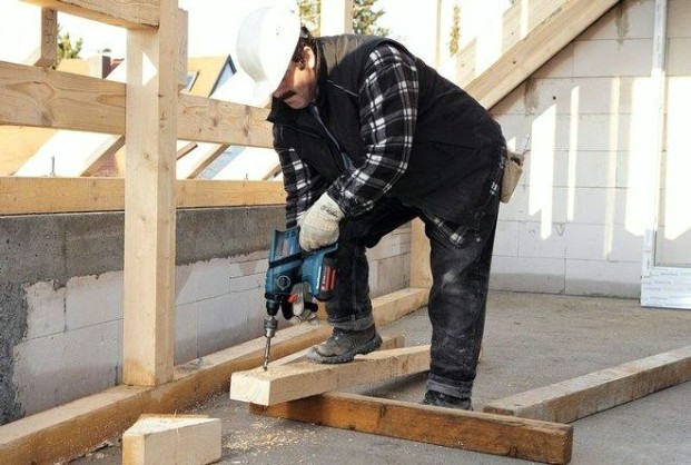 Перфоратор аккумуляторный BOSCH GBH 36 V-EC Compact бесщеточный [0611903R02] 2х1,3Ач, кейс