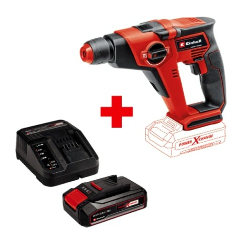 Перфоратор аккумуляторный EINHELL PXC TC-HD 18/12 Li ЗУ, АКБ 2.5Ач [4513970SET]