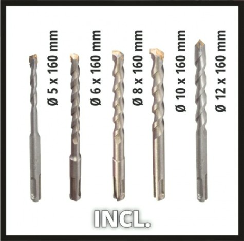 Перфоратор аккумуляторный EINHELL TE-HD 18 Li (1x2.5 Ah) [4514218]