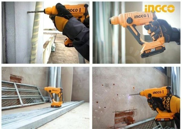 Перфоратор аккумуляторный INGCO CRHLI1601 Li-Ion Перфоратор аккумуляторный INGCO CRHLI1601 Li-Ion