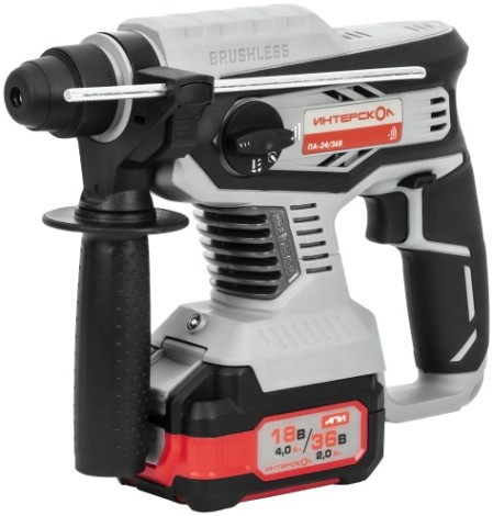 Перфоратор аккумуляторный ИНТЕРСКОЛ ПА-24/36В бесщеточный [823.2.2.70]